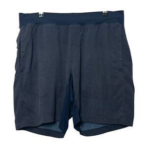 LULULEMON T.H.E. Short Linerless 7" Shorts Men’s Size Large Heathered Mercury